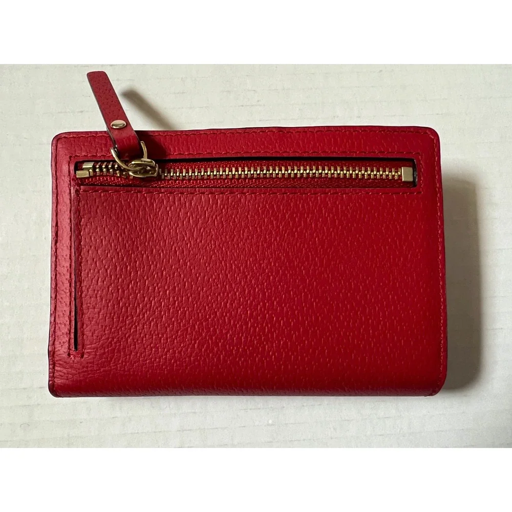 KATE SPADE NEW YORK Maise Matthews Street Satchel - Red Handbag Purse &‎ Wallet